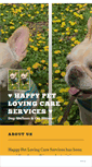 Mobile Screenshot of happypetlovingcare.com